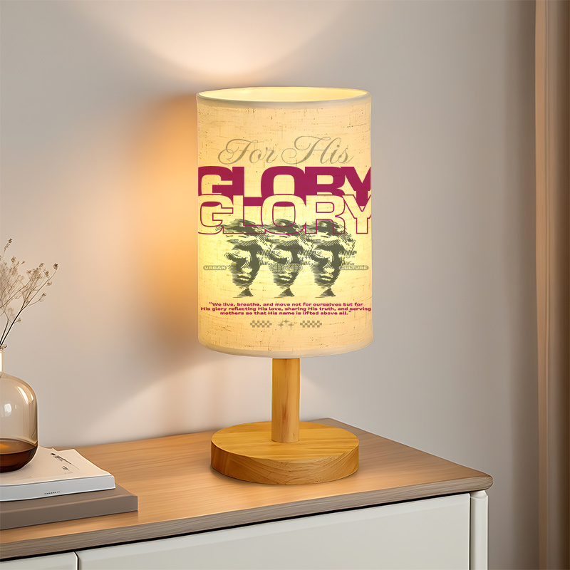 Modern USB-powered Linen Lamp with a Unique Design and Exquisite Patterns.