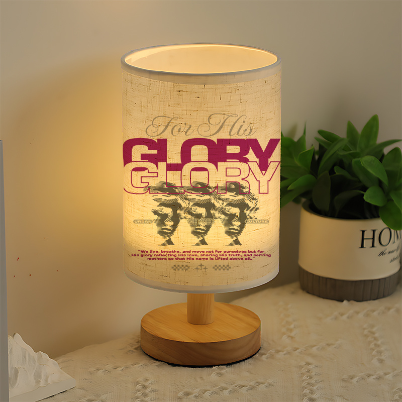 Modern USB-powered Linen Lamp with a Unique Design and Exquisite Patterns.