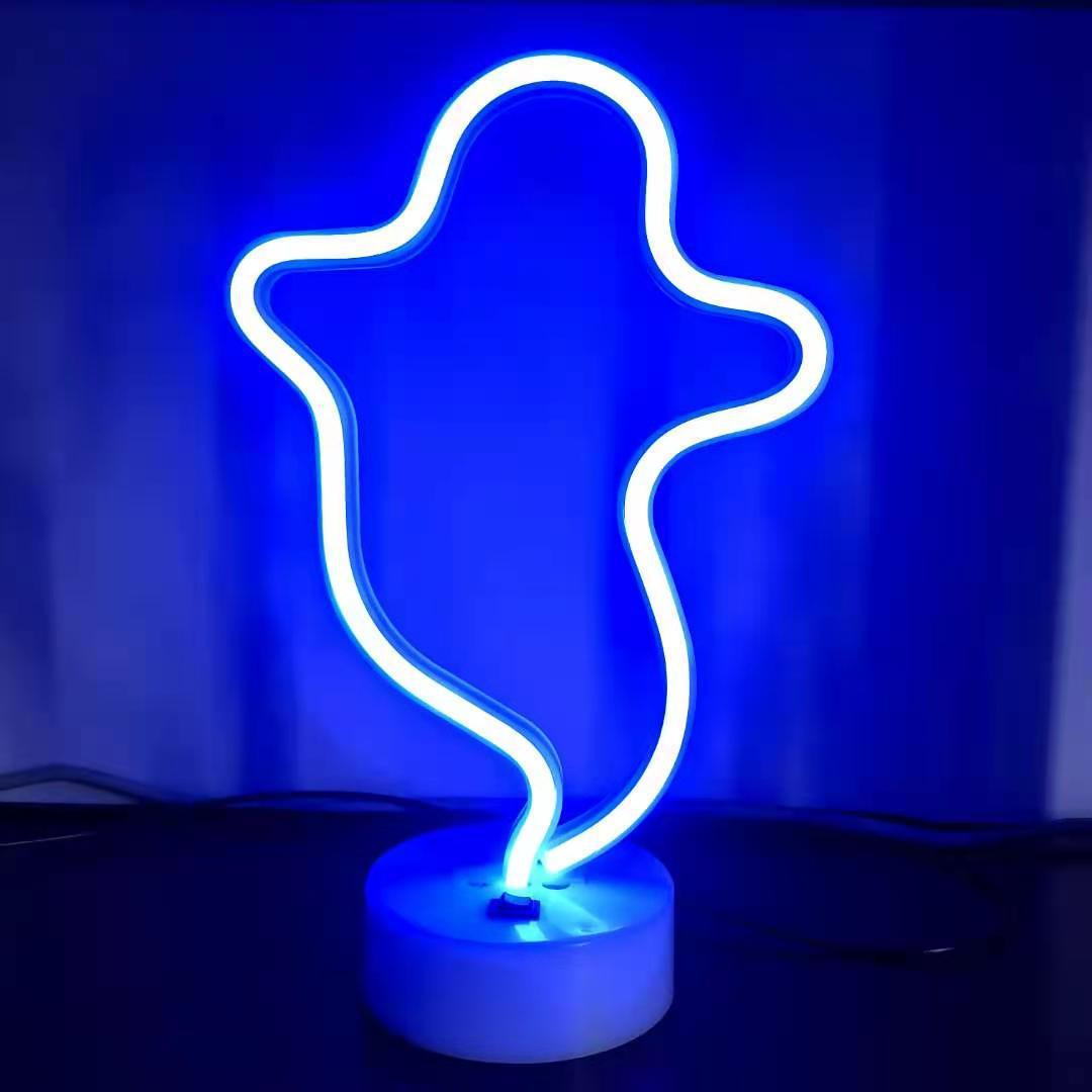 3D Optical Neon LED Night Light-3D Optical Lamp
