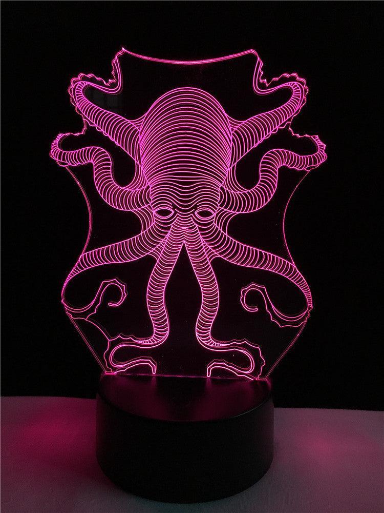 Octopus 3D Night Lamp-3D Optical Lamp