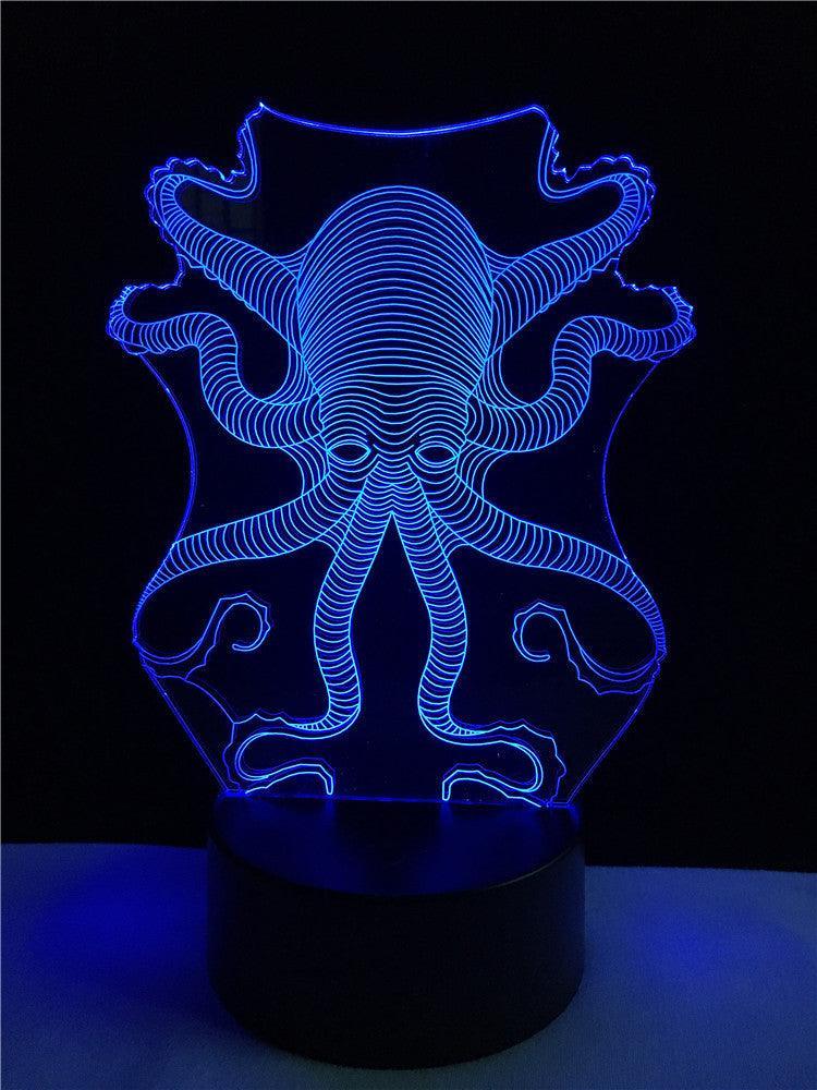 Octopus 3D Night Lamp-3D Optical Lamp
