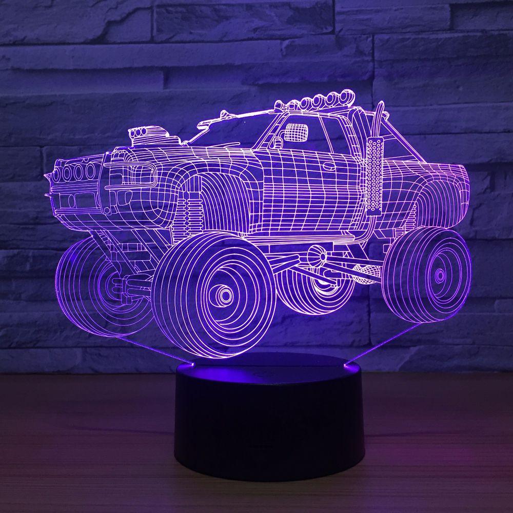 Monster Truck Optical Lamp-3D Optical Lamp