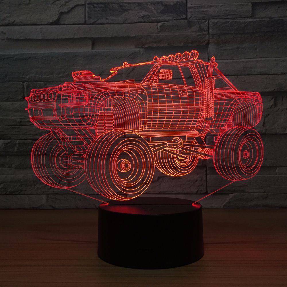 Monster Truck Optical Lamp-3D Optical Lamp