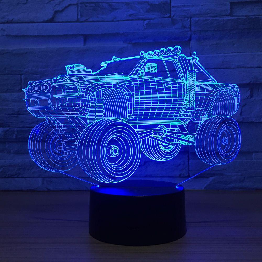 Monster Truck Optical Lamp-3D Optical Lamp