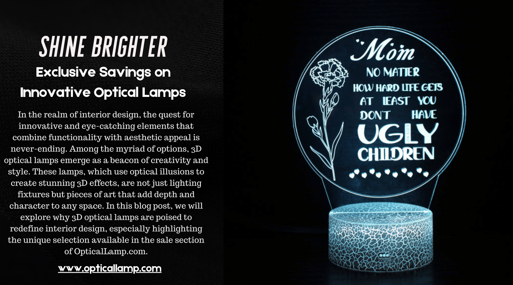 Shine Brighter: Exclusive Savings on Innovative Optical Lamps - 3D Optical Lamp