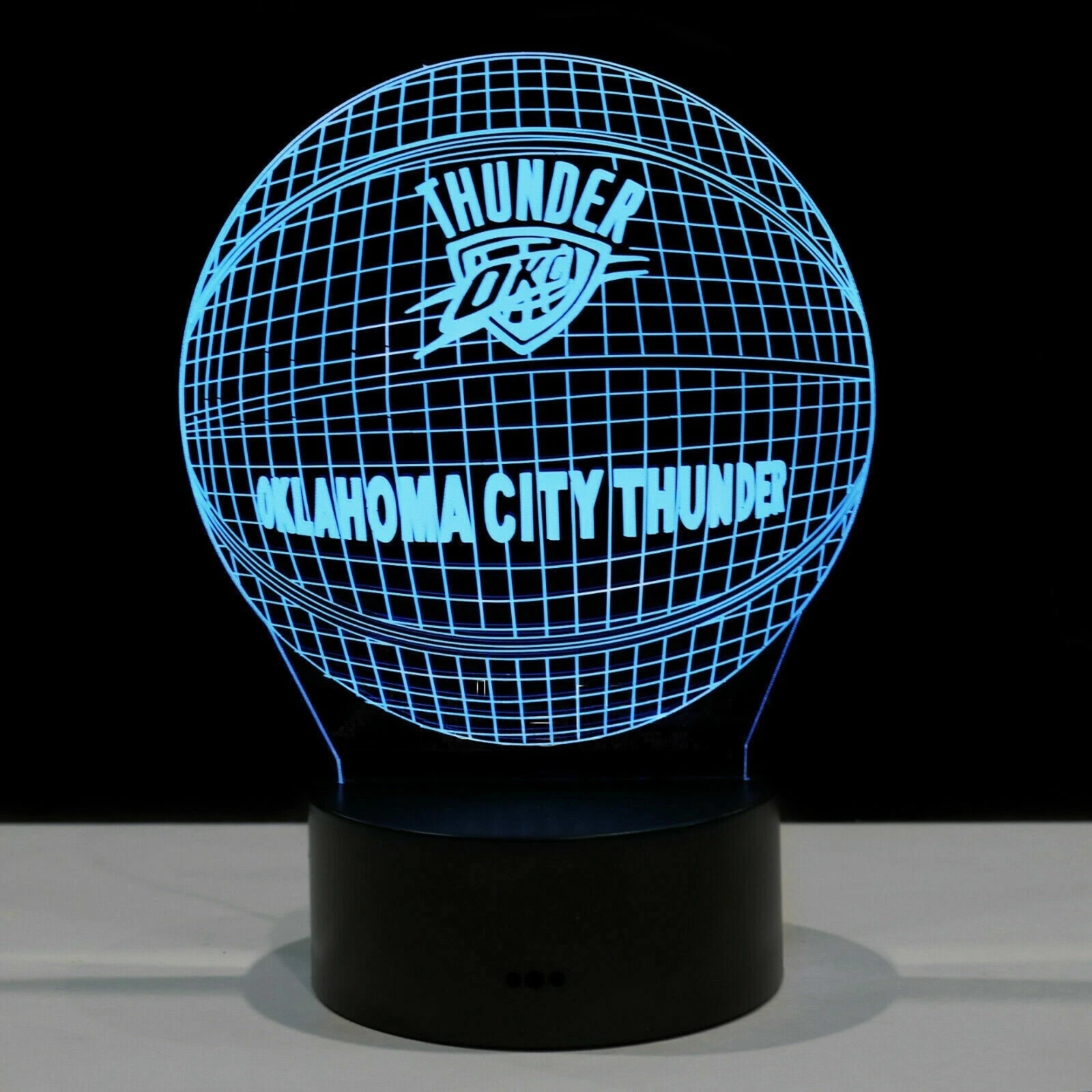Oklahoma City Thunder Themed Helmet LED Night Light