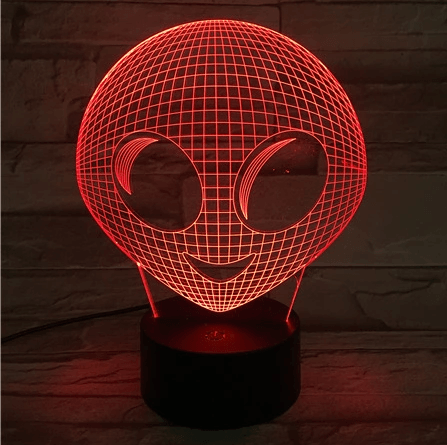 Alien 3D Optical Illusion Lamp - 3D Optical Lamp