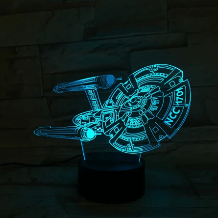 Star Trek 1707 3D Optical Illusion Lamp - 3D Optical Lamp