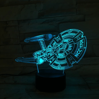 Star Trek NCC Lamp-3D Optical Lamp