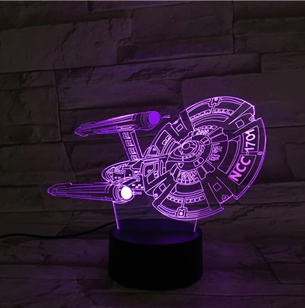 Star Trek NCC Lamp-3D Optical Lamp