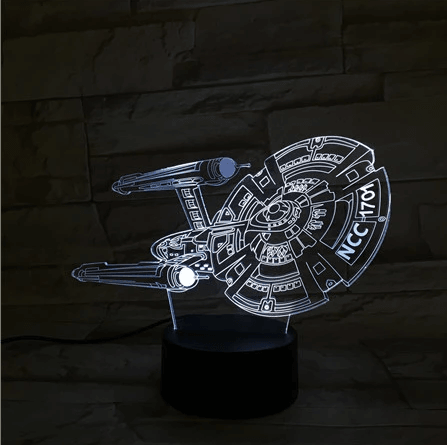 Star Trek NCC Lamp-3D Optical Lamp