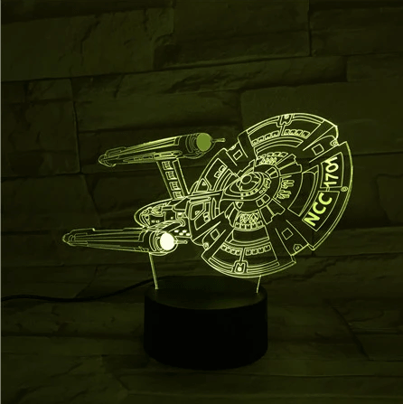 Star Trek NCC Lamp-3D Optical Lamp