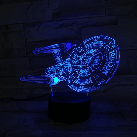 Star Trek NCC Lamp-3D Optical Lamp
