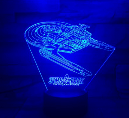 Star Trek 3D Optical Illusion Lamp - 3D Optical Lamp