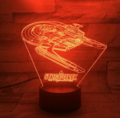 Star Trek 3D Optical Illusion Lamp - 3D Optical Lamp