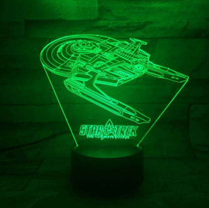 Star Trek 3D Optical Illusion Lamp - 3D Optical Lamp