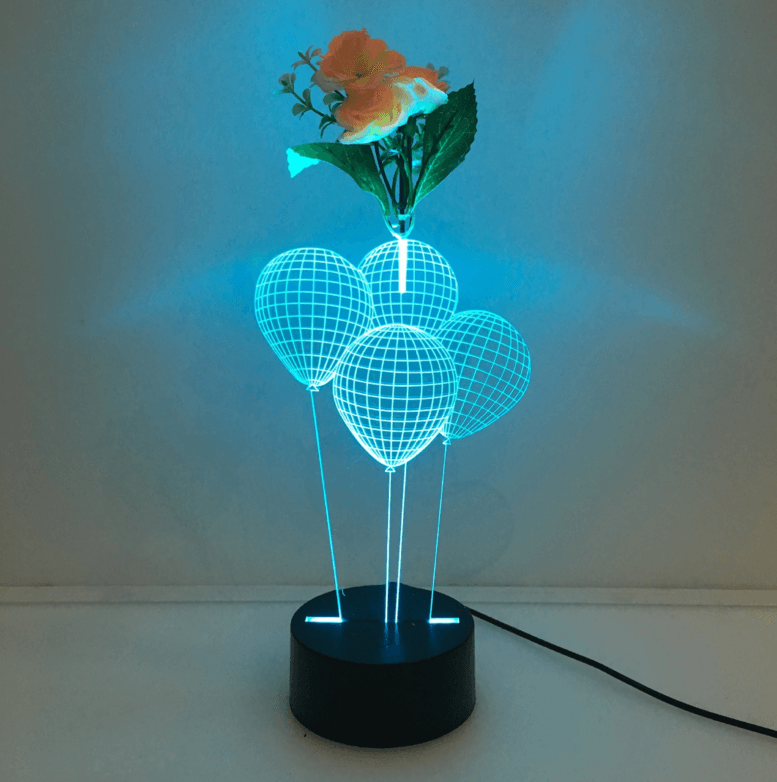 Balloon Illusion LED Lamp-3D Optical Lamp