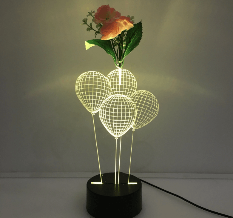 Balloon Illusion LED Lamp-3D Optical Lamp