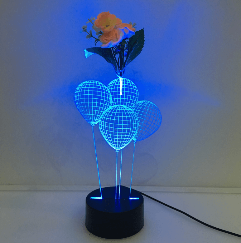 Balloon Illusion LED Lamp-3D Optical Lamp