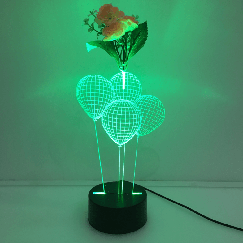 Balloon Illusion LED Lamp-3D Optical Lamp