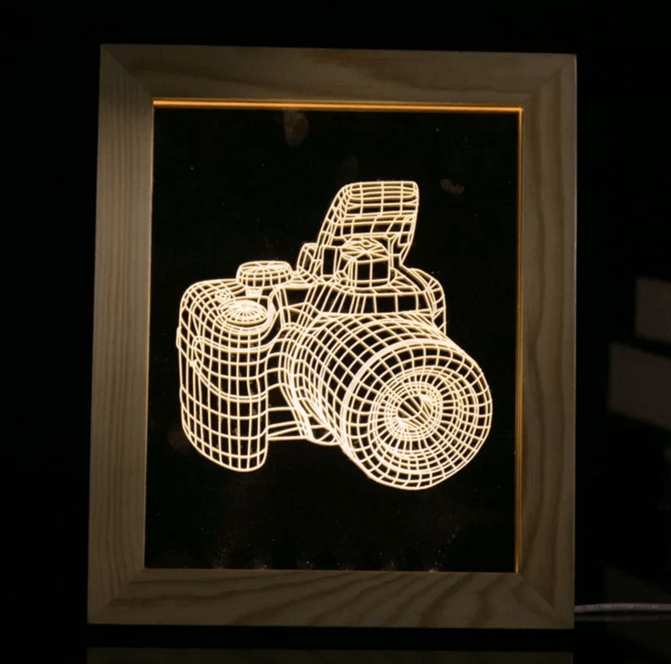 3D Camera Illusion Lamp-3D Optical Lamp
