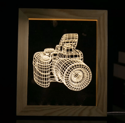 3D Camera Illusion Lamp-3D Optical Lamp