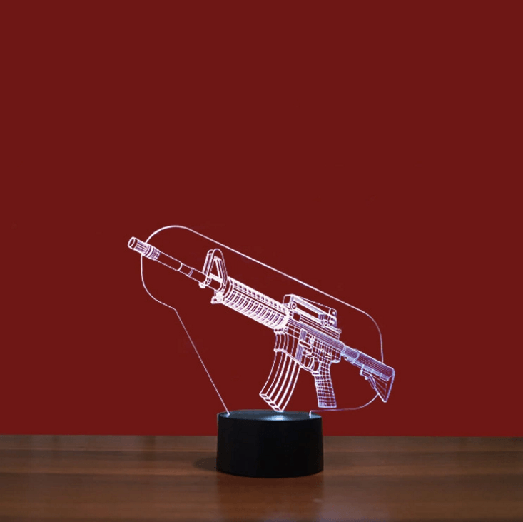 3D Tactical Rifle Lamp-3D Optical Lamp