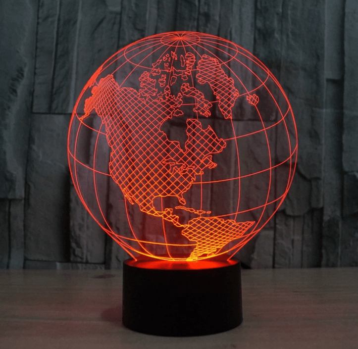3D Globe LED Lamp-3D Optical Lamp