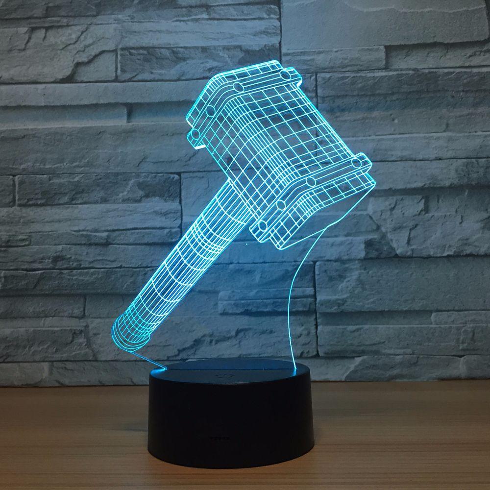 3D Hammer LED Lamp-3D Optical Lamp