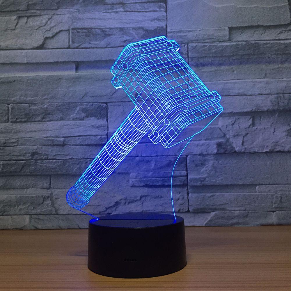 3D Hammer LED Lamp-3D Optical Lamp