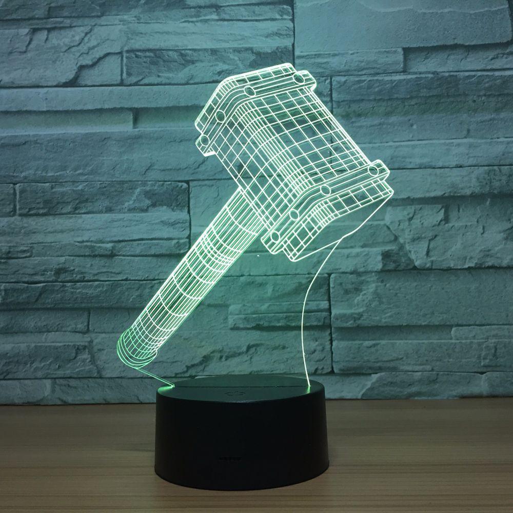 3D Hammer LED Lamp-3D Optical Lamp