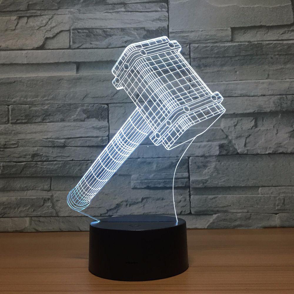 3D Hammer LED Lamp-3D Optical Lamp