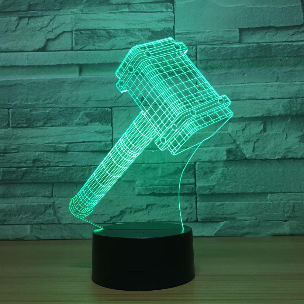 3D Hammer LED Lamp-3D Optical Lamp