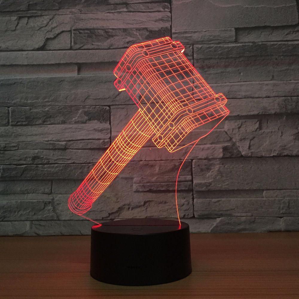 3D Hammer LED Lamp-3D Optical Lamp