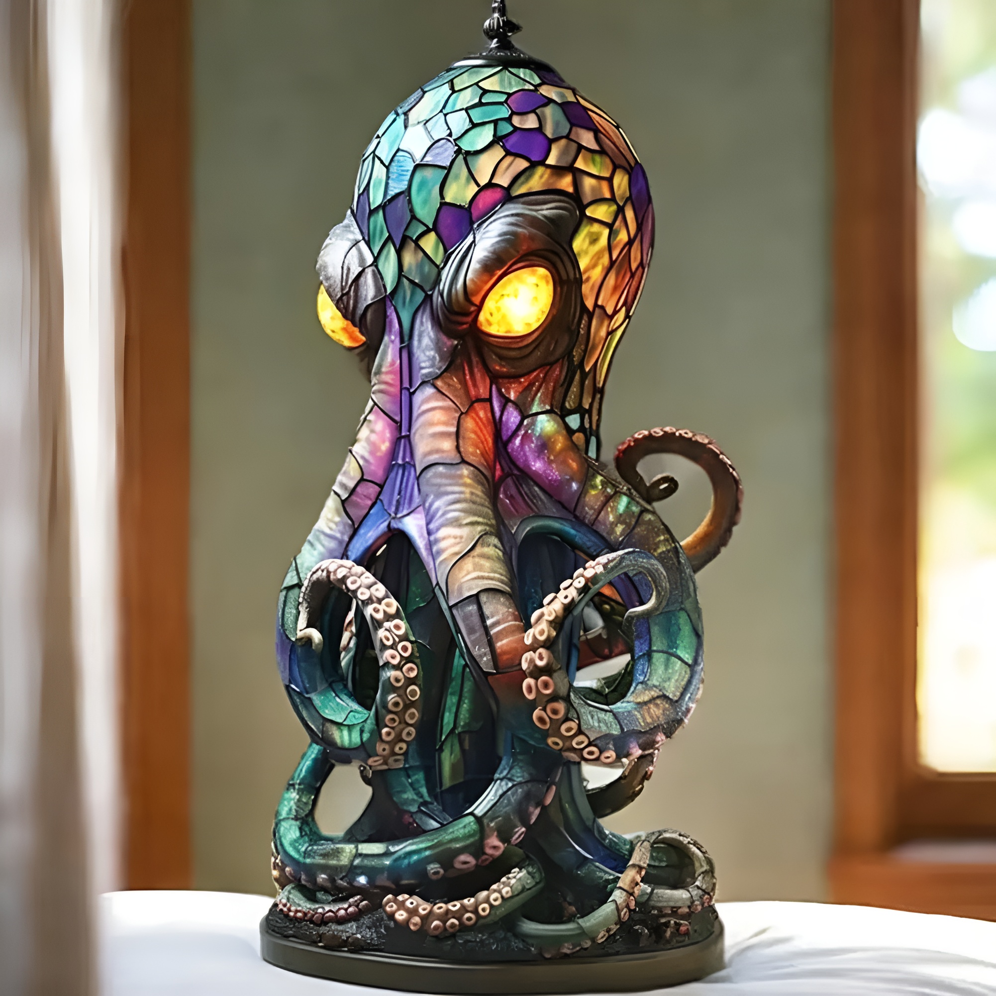Resin Octopus Lamps Table Lamp Night Light