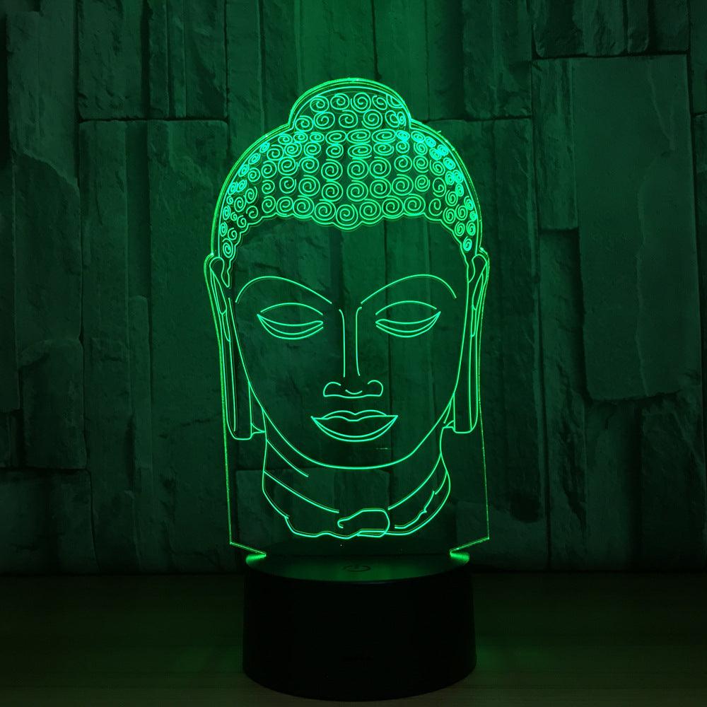 3D Buddha Illusion Lamp-3D Optical Lamp