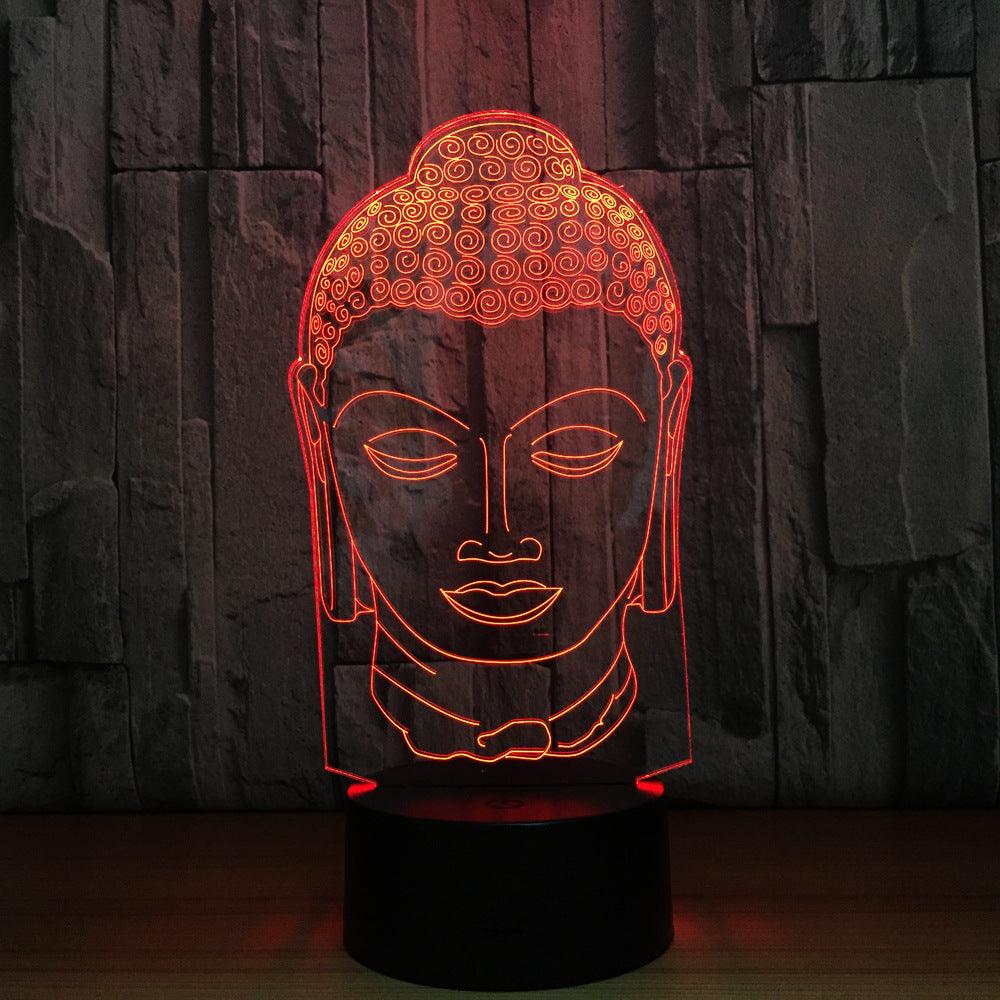 3D Buddha Illusion Lamp-3D Optical Lamp
