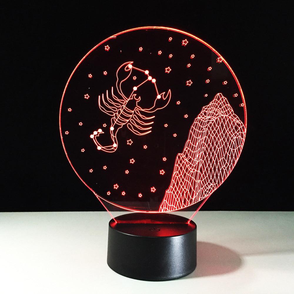 Scorpio Constellation LED Lamp-3D Optical Lamp