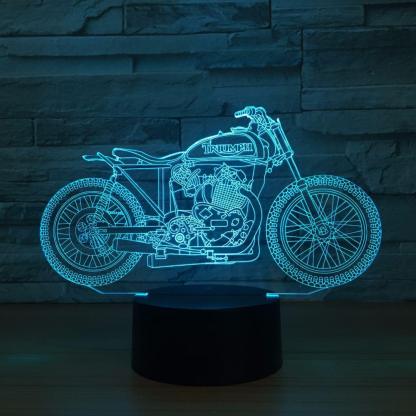 Spawn Sanchez Motorcycle Bike 3D Optical Illusion Table Lamp - 3D Optical Lamp