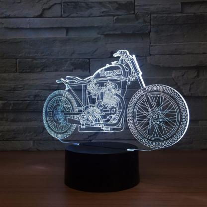 Spawn Sanchez Motorcycle Bike 3D Optical Illusion Table Lamp - 3D Optical Lamp