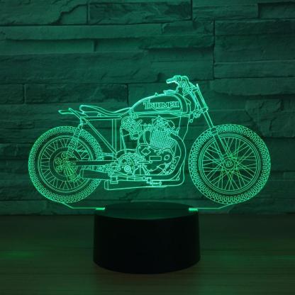 Spawn Sanchez Motorcycle Bike 3D Optical Illusion Table Lamp - 3D Optical Lamp