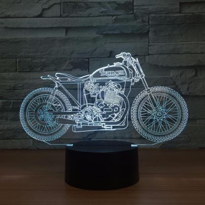 Spawn Sanchez Motorcycle Bike 3D Optical Illusion Table Lamp - 3D Optical Lamp