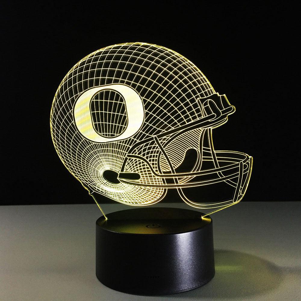 Oregon Ducks LED Lamp-3D Optical Lamp