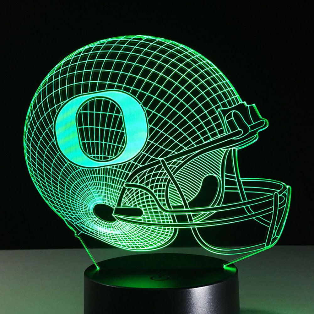 Oregon Ducks 3D Optical Illusion Lamp - 3D Optical Lamp
