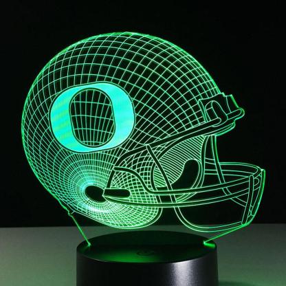 Oregon Ducks 3D Optical Illusion Lamp - 3D Optical Lamp
