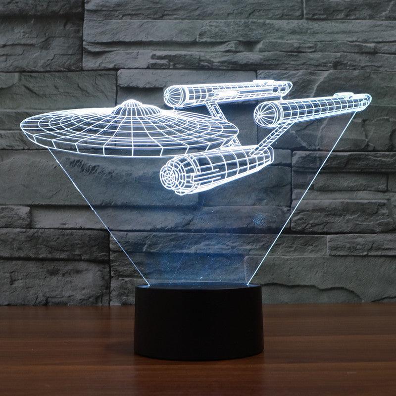 Enterprise Ship Display Lamp-3D Optical Lamp