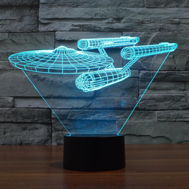Enterprise Ship Display Lamp-3D Optical Lamp
