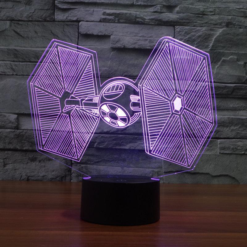 tie fighter illusion lamp-3D Optical Lamp