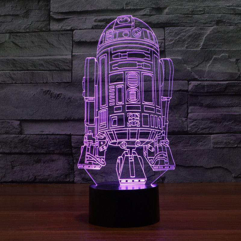 R2 D2 Illusion Lamp-3D Optical Lamp