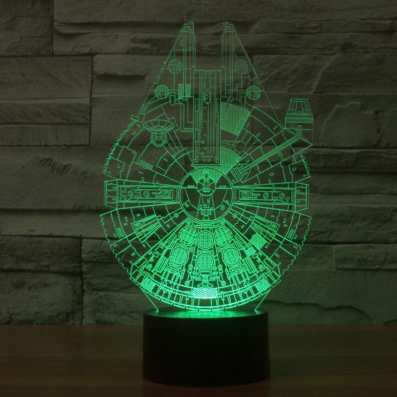 Millennium Falcon Optical Lamp-3D Optical Lamp